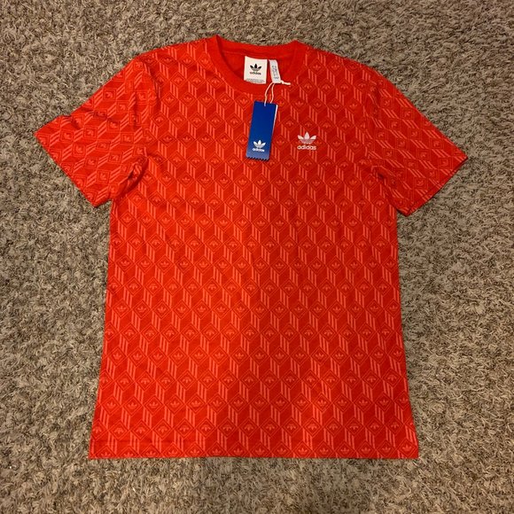 adidas all over print t shirt